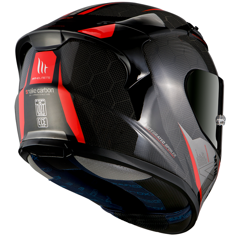 Casco MT HELMETS KRE SNAKE CARBON 2.0 A5 GLOSS RED Vilarino Motorsport Racing Shop