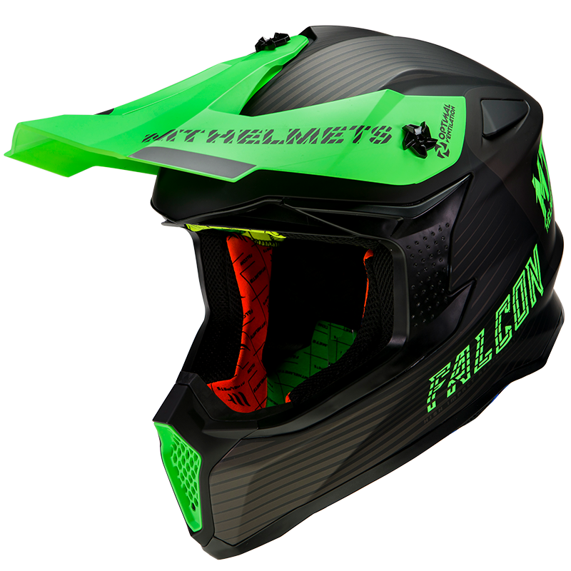 Casco MT HELMETS FALCON SYSTEM MATE (AZUL-VERDE) – Vilarino Motorsport Racing Shop
