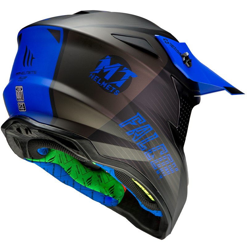 casco mt helmets falcon Casco MT HELMETS FALCON SYSTEM MATE (AZUL-VERDE) – Vilarino Motorsport Racing Shop
