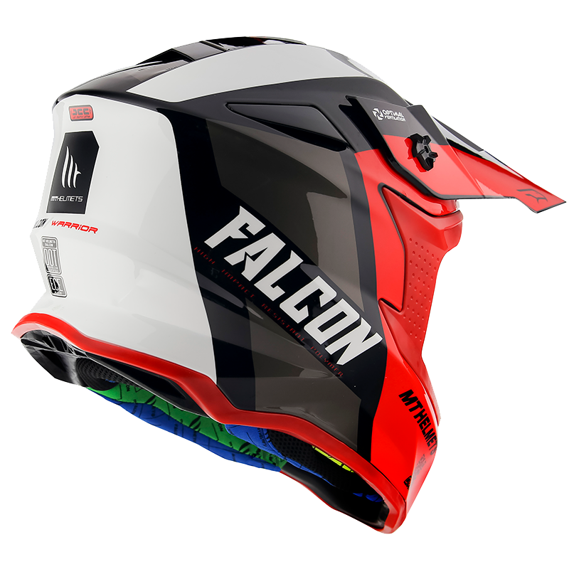 Casco MT HELMETS DISTRICT SV SUMMIT BRILLO (AMARILLO-AZUL-ROJO) – Vilarino  Motorsport Racing Shop