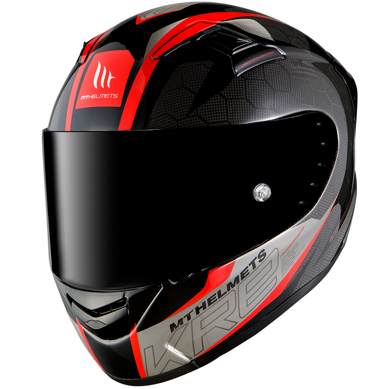 Casco MT HELMETS KRE SNAKE CARBON A5 GLOSS RED – Vilarino