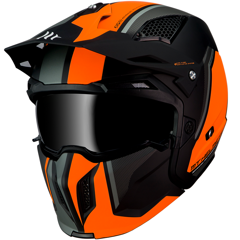 Casco mt helmets naranja hotsell