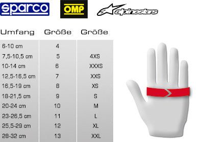 Guantes Amarillos Infantiles de 19cm