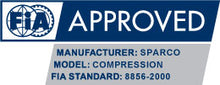 Cargar imagen en el visor de la galería, Calcetines de compresión Sparco Nomex auto FIA 8856-2000