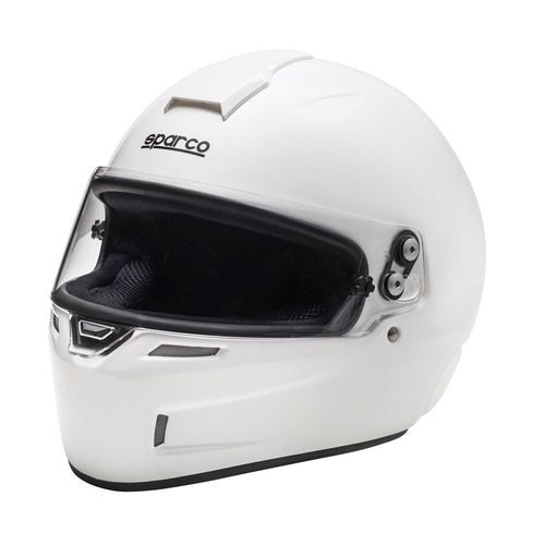 Casco Sparco Karting GP KF-4W CMR - blanco - carbon kevlar