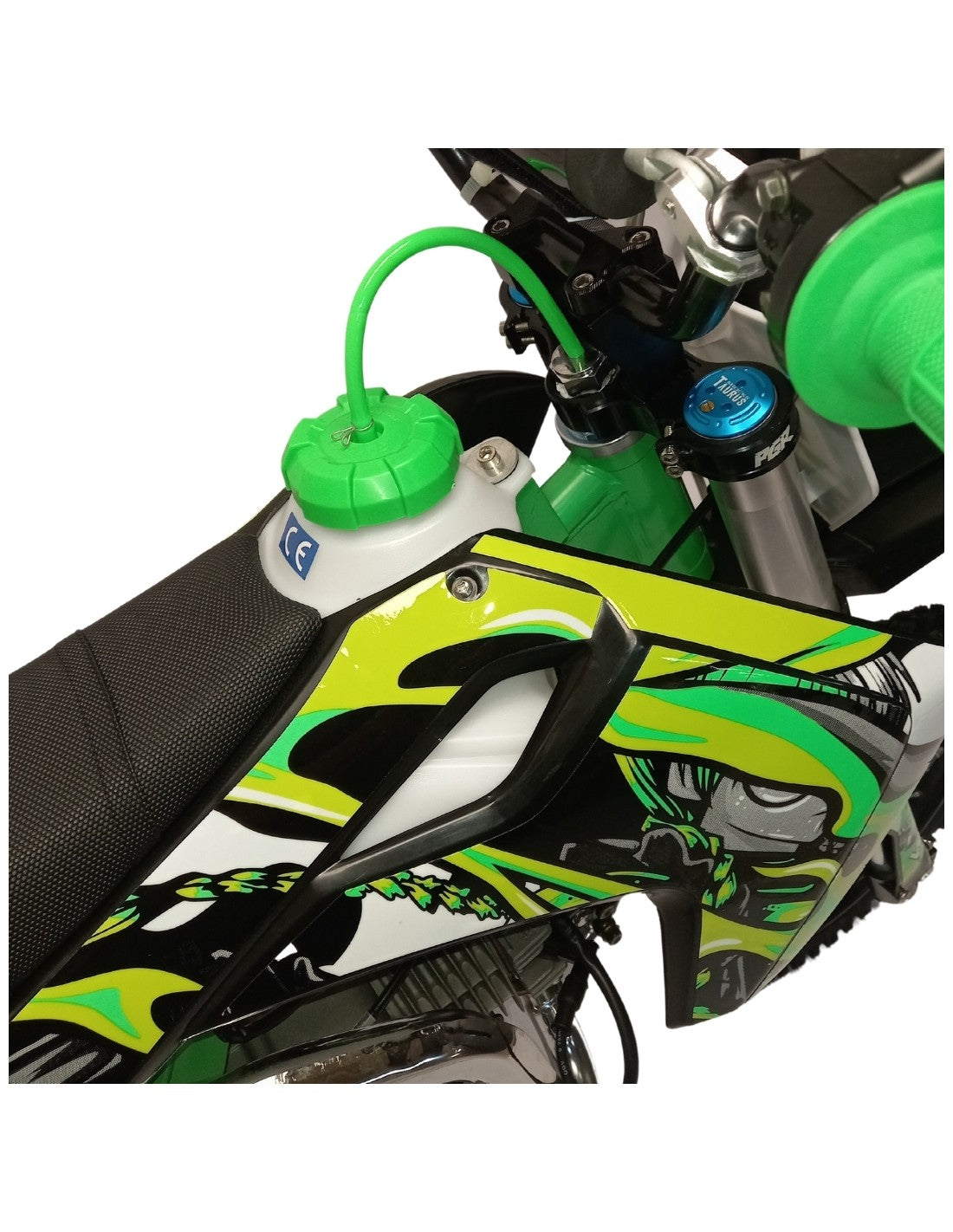 Pit Bike Pitcross PGR WAR 2022 VERDE YX125 12CV Llantas 14/12